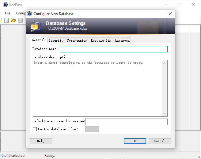 Security configuration